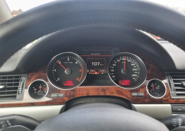 Audi A8 cena 36999 przebieg: 360000, rok produkcji 2009 z Brzesko małe 92